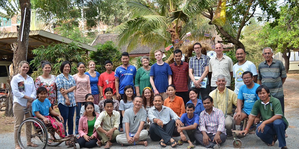 Fr Thomas H Smolich SJ, JRS International Director, visits the JRS Cambodia team.